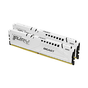 Комплект модулей памяти Kingston FURY Beast White EXPO KF552C36BWEK2-32 DDR5 32GB (Kit 2x16GB) 5200M 2-010765, фото 2