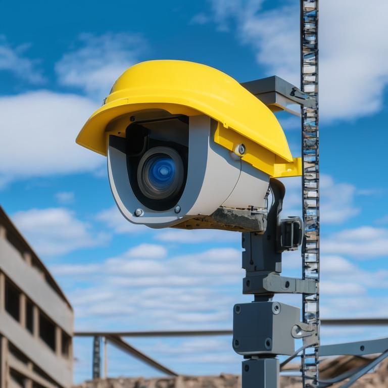 Установка, монтаж видеонаблюдения на стройплощадке, стройке
