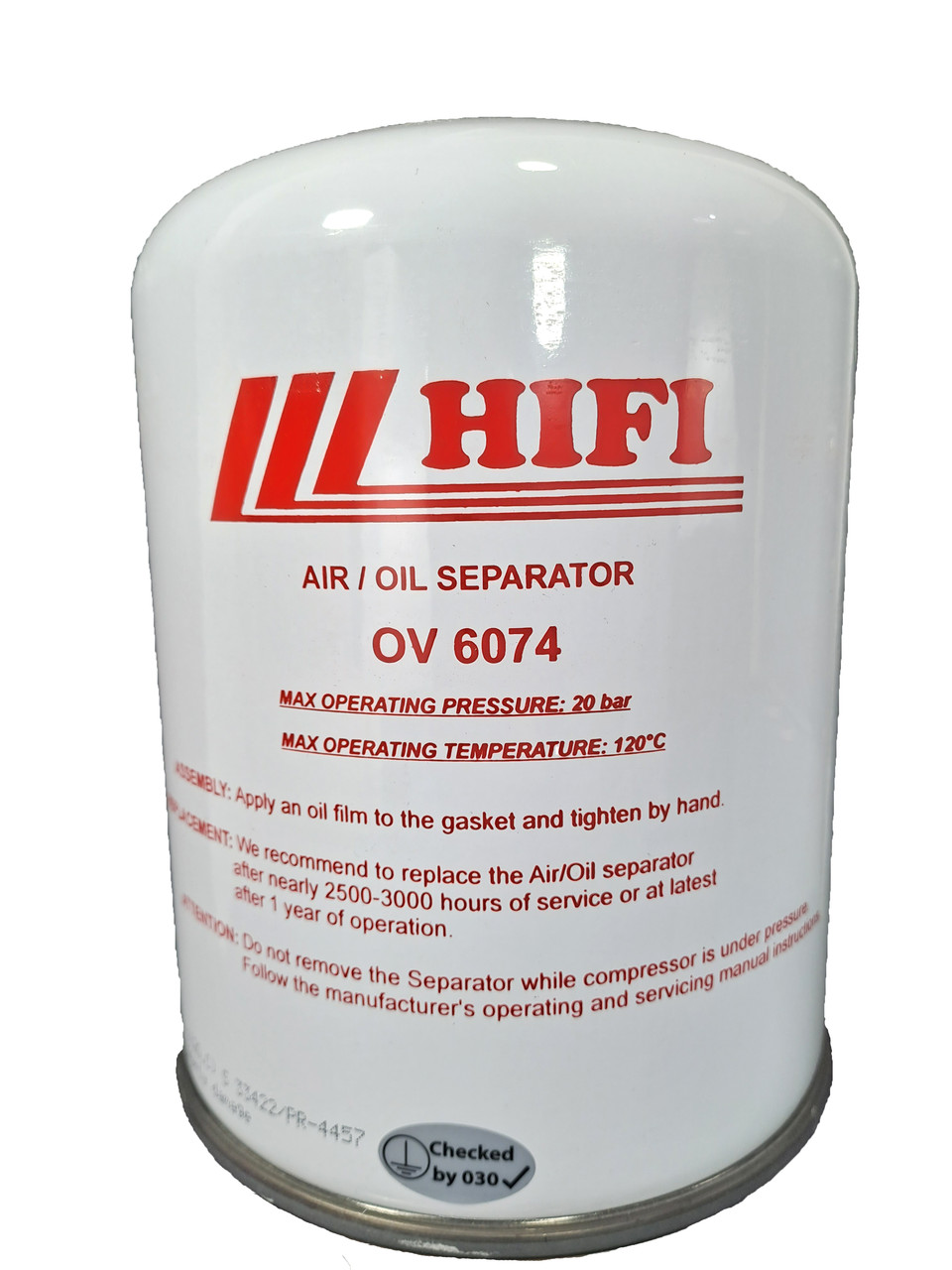 Воздушно-масляный сепаратор HIFI FILTER OV6074