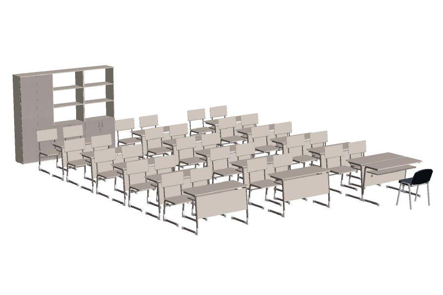 Комплект школьный мебели Альфа Плюс АПШ-98079 - фото 1 - id-p107876342