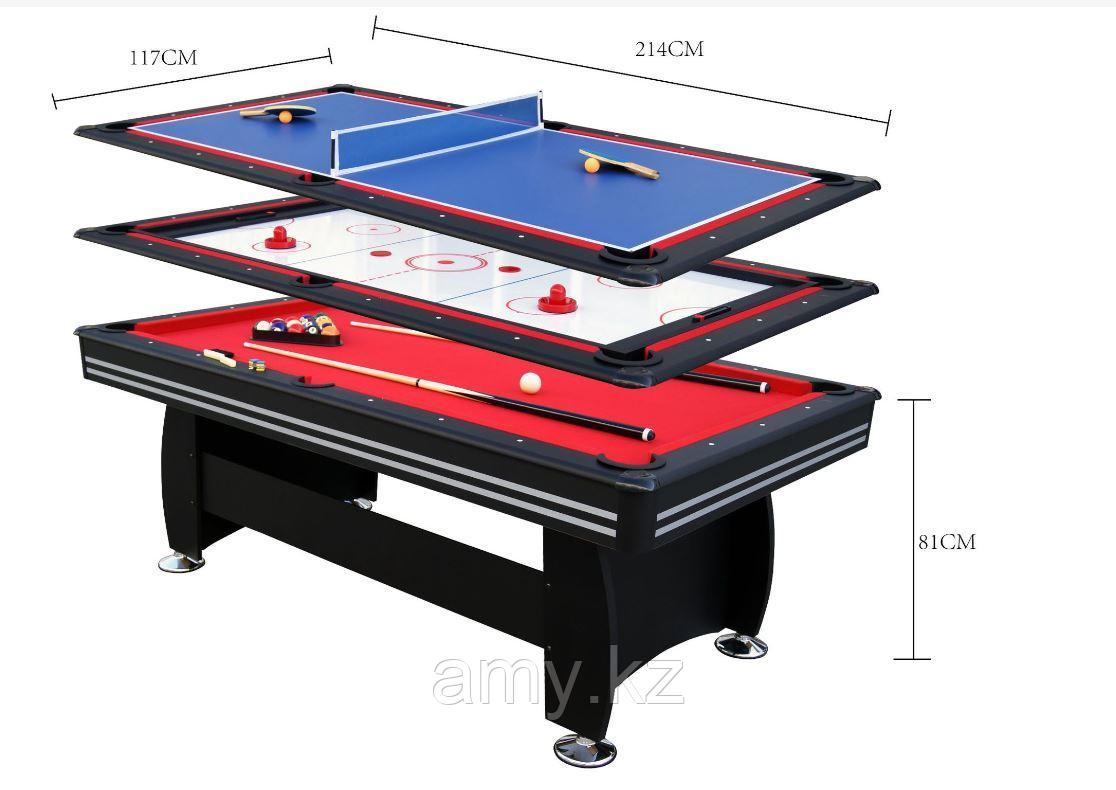 Игровой стол 3в1 Revolver 3in1 Multi Games Table - фото 1 - id-p107877103