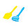 Набор для песочницы: лопатка, грабельки, цвета МИКС, фото 4