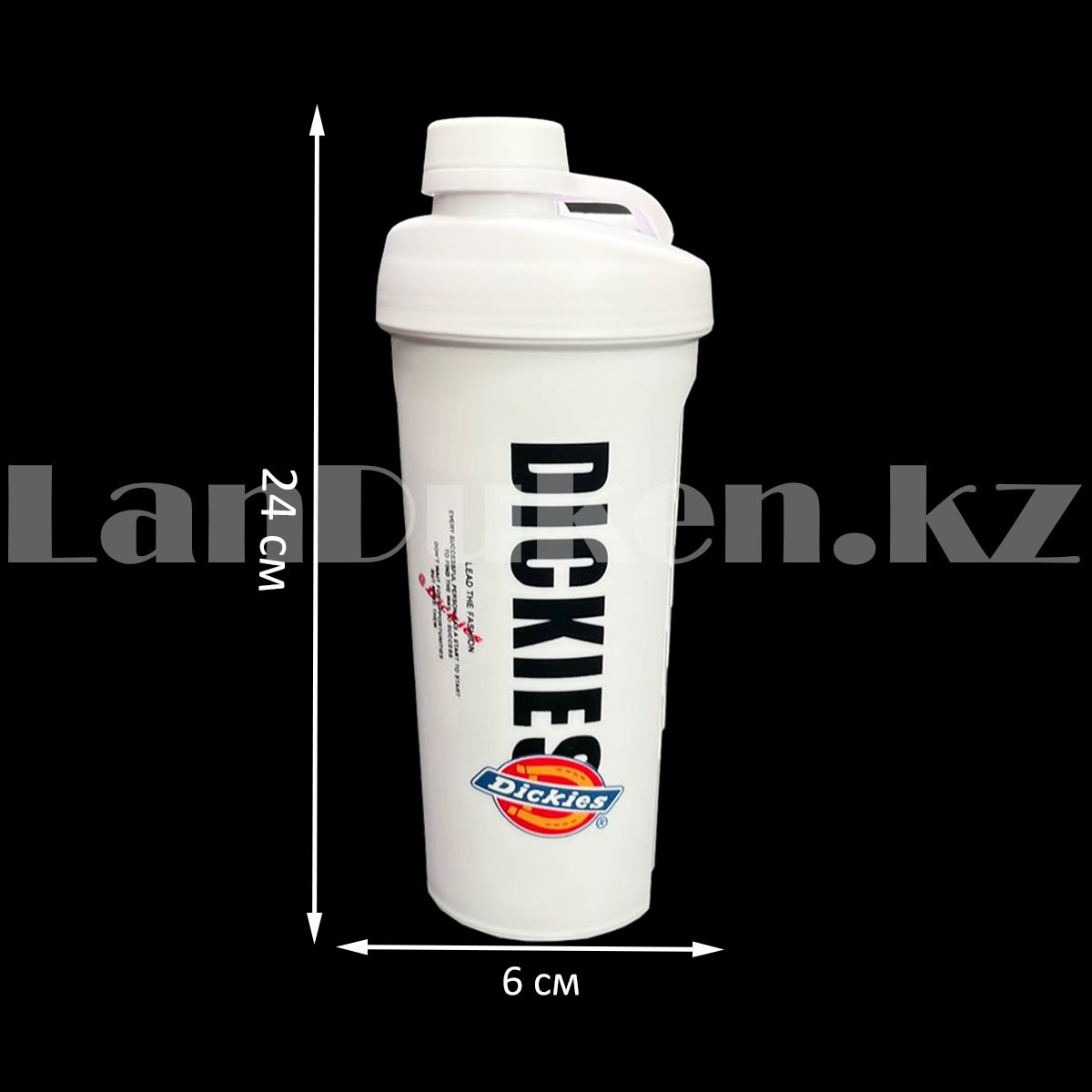 Шейкер 600ml Dickies для приготовления коктейлей белый матовый - фото 2 - id-p107877550