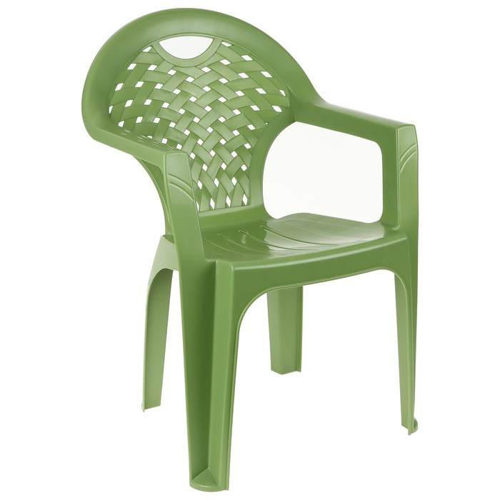 Кресло, 58,5 х 54 х 80 см, цвета микс (зелёный) - фото 1 - id-p107879731
