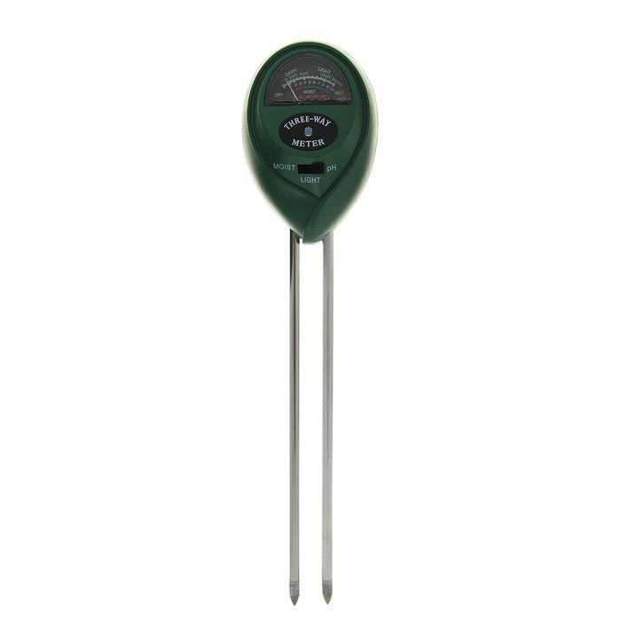 Прибор для измерения Lrazon, влажность/pH/кислотность/освещенность почвы, зеленый - фото 1 - id-p107882820