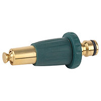 Насадка для полива, регулируемая, латунь с покрытием TPR, RACO Profi-Plrs