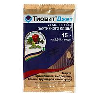 Средство для защиты растений от заболеваний и паутинного клеща "Зеленая аптека садовода" "Тиовит джет", 15 г