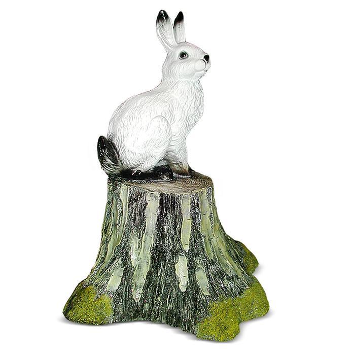 Садовая фигура "Заяц на пне" 55х55х65см (id 107896052)