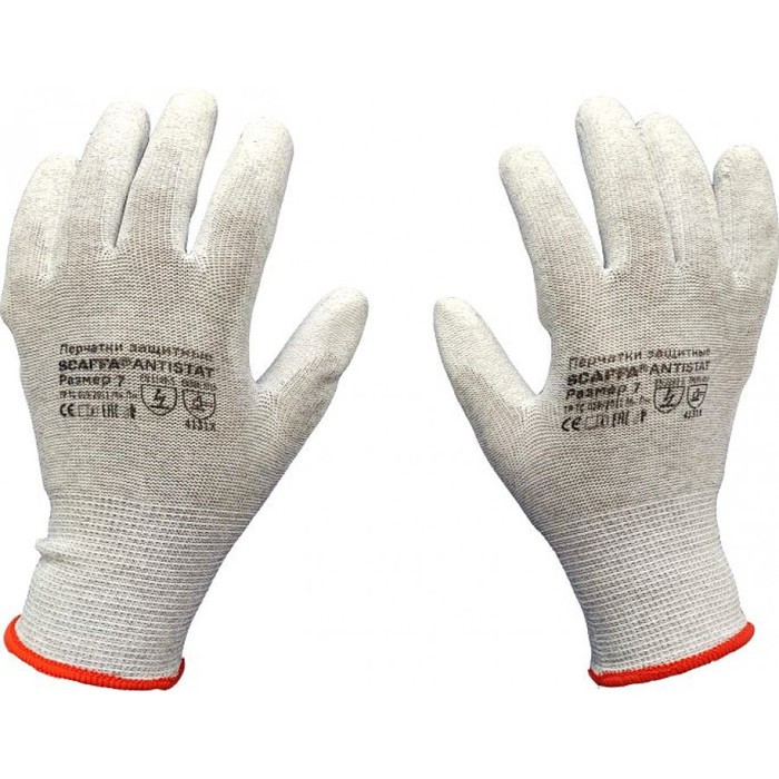 Перчатки для защиты от порезов SCAFFA Antistat Pr, размер 10 - фото 1 - id-p107909894