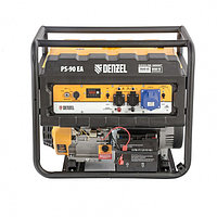 Генератор бензиновый Denzel PS 90 EA 946934, 4Т, 9000 Вт, 230 В, 25 л, коннектор автоматики