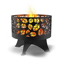 Костровая чаша "Дубовые листья" 65 х 65 х 59см