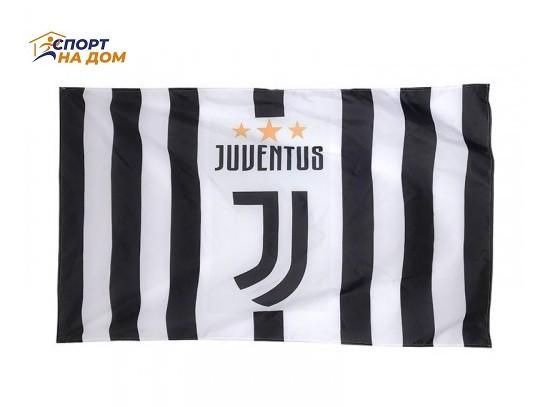 Клубный флаг FC Juventus "Ювентус" (160*90 см) - фото 1 - id-p107913005