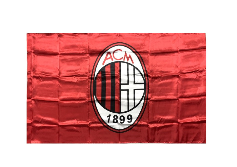 Клубный флаг FC ACM "Милан" (150*90 см) - фото 2 - id-p107913271