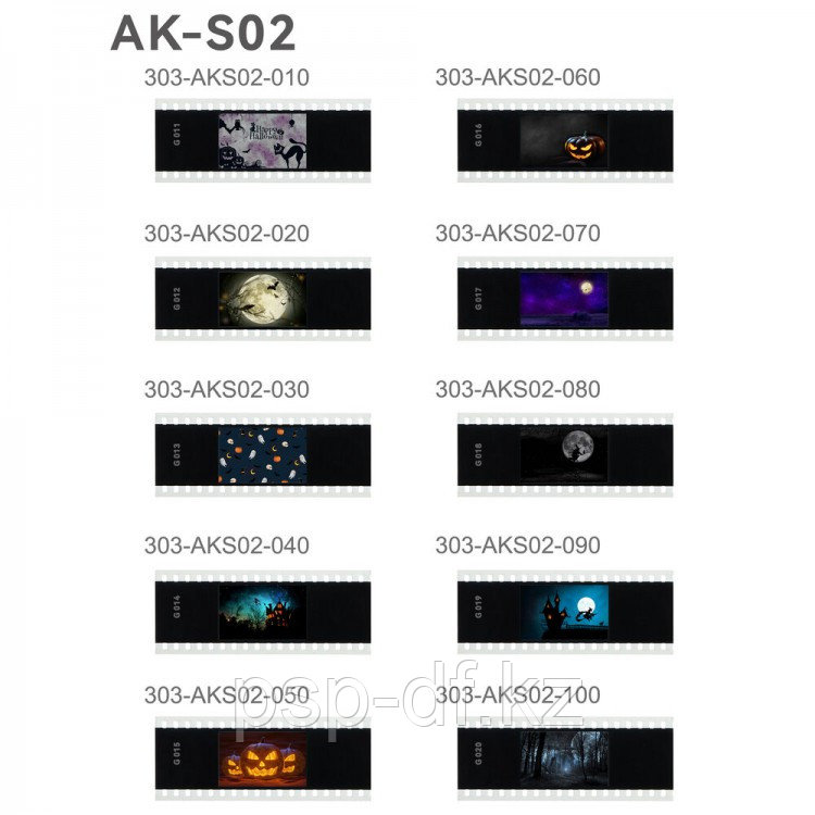 Набор слайдов AK-S для проекционной насадки Godox AK-R21 - фото 2 - id-p107188477