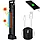 Фонарь-светильник аварийный аккумуляторный с солнечной панелью HAOER 48LED + COB (Черный), фото 4