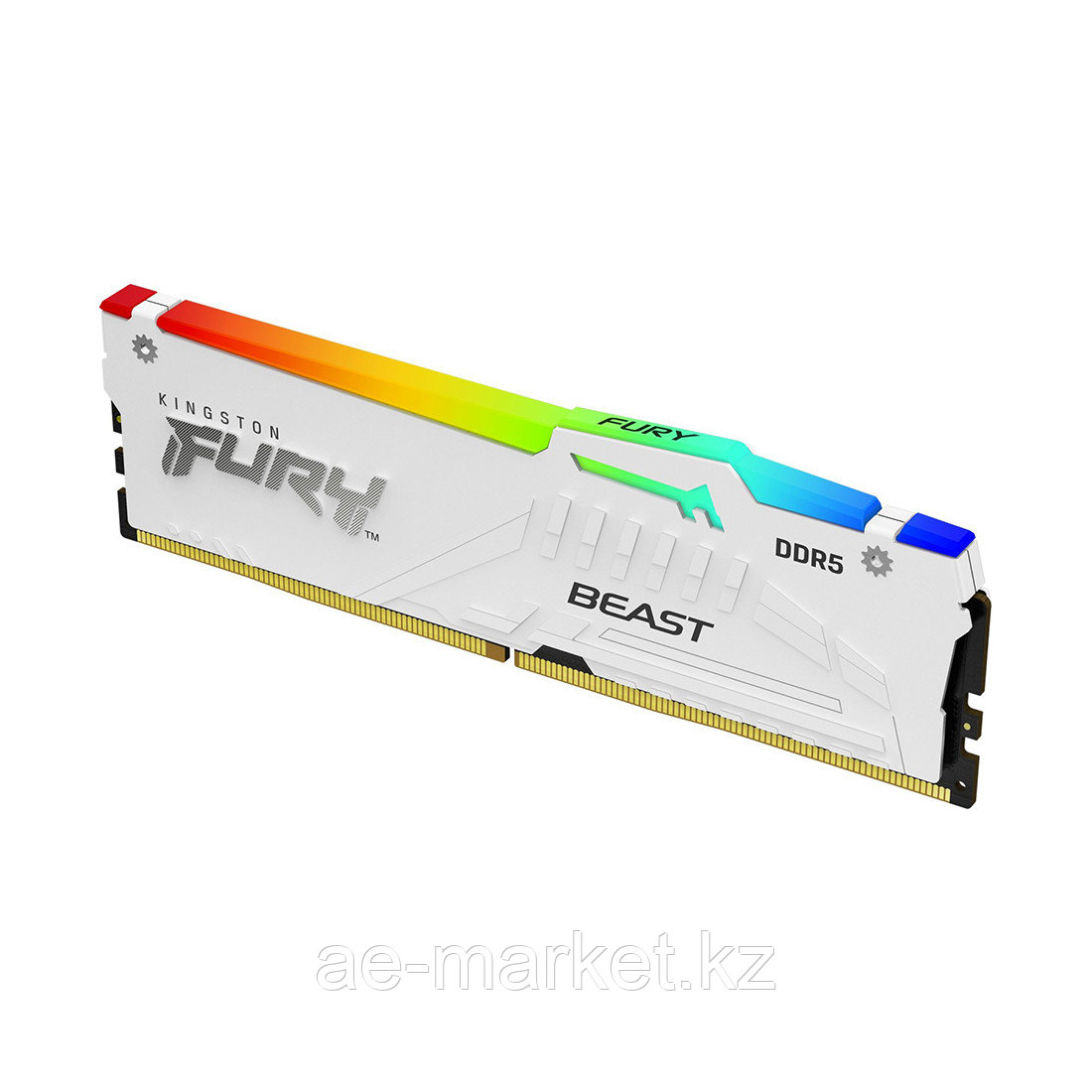 Модуль памяти Kingston FURY Beast White RGB XMP KF552C40BWA-16 DDR5 16GB 5200MHz, фото 1