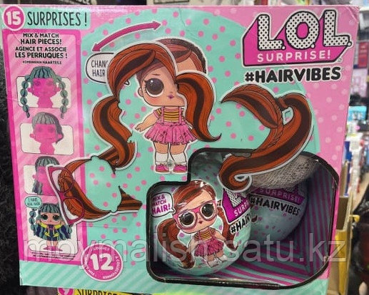 Новинка LOL Surprise Hair Vibes с париками - фото 5 - id-p107926549