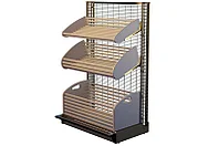 Стеллаж хлебный 1000, 1600/400 3 корзины