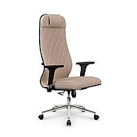 Кресло офисное Мetta L 1m 40M/2D Infinity Easy Clean (MPES) Темно - Бежевый