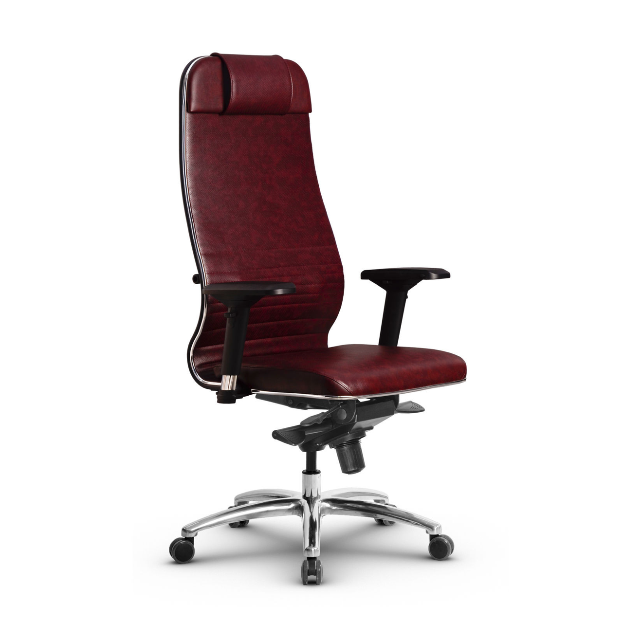 Кресло офисное Metta L 1m 38K2/4D Темно-бордовый - фото 1 - id-p107927839