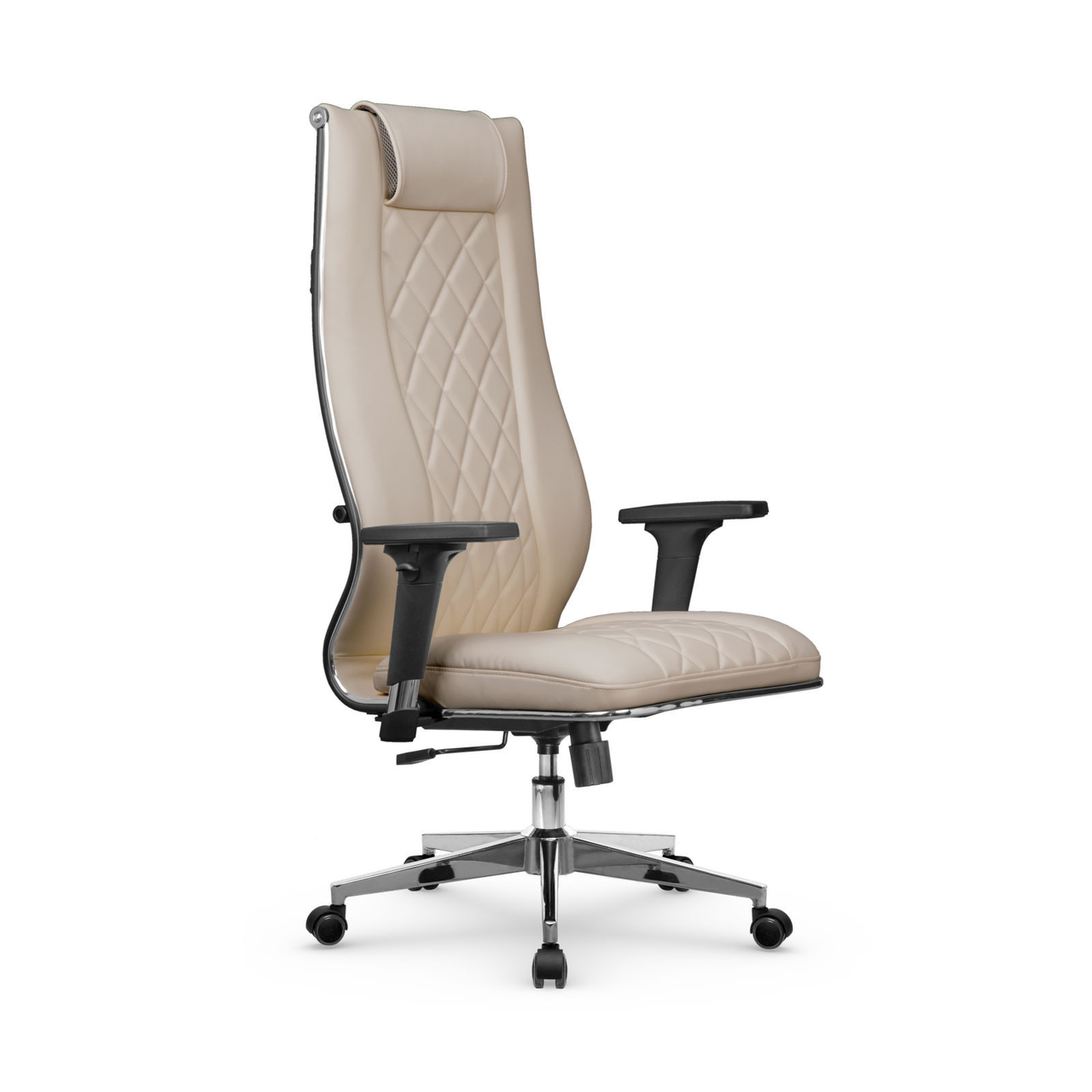 Кресло офисное МЕТТА L 1m 50M/2D Infinity Easy Clean (MPES) Темно - Бежевый - фото 1 - id-p107927872