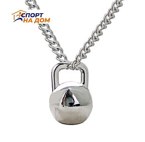 Гиря кулон с цепью Silver