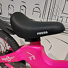Розовый детский двухколесный велосипед "Prego". Версия 2.0. 16" колеса. С боковыми поддерживающими колесами., фото 2