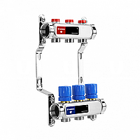 Распределительный коллектор для отопления Varmega 1" 3х3/4"ЕК, нержавейка