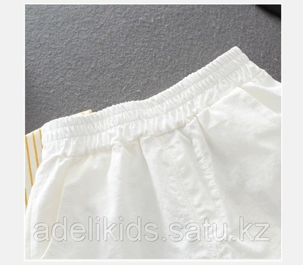 Белые детские шорты для мальчика под джинс на 4, 5,6 и 7 лет - фото 3 - id-p107929423