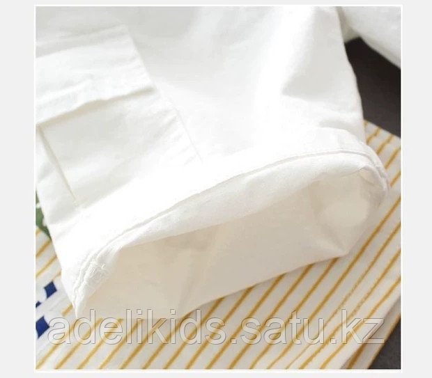 Белые детские шорты для мальчика под джинс на 4, 5,6 и 7 лет - фото 6 - id-p107929423