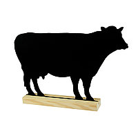 Меловая табличка «Корова» BB COW (202521) на деревянной подставке