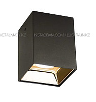 Потолочный накладной светильник черный Код товара: FS965-5w-bk+gd