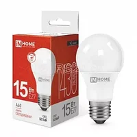 Лампа светодиодная LED-A60-VC 15Вт грушевидная 230В E27 4000К 1430лм IN HOME
