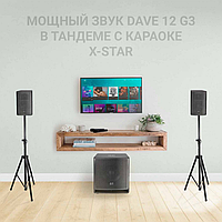 Караоке комплект X-STAR KARAOKE BOX + DAVE 12G3