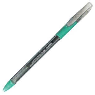 Ручка шариковая, 0.7мм, зеленая, корпус прозрачный, с резиновым упором для пальцев Epene - фото 1 - id-p105795737