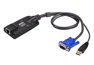 КВМ-адаптер USB, VGA и поддержкой Virtual Media  KA7175 ATEN