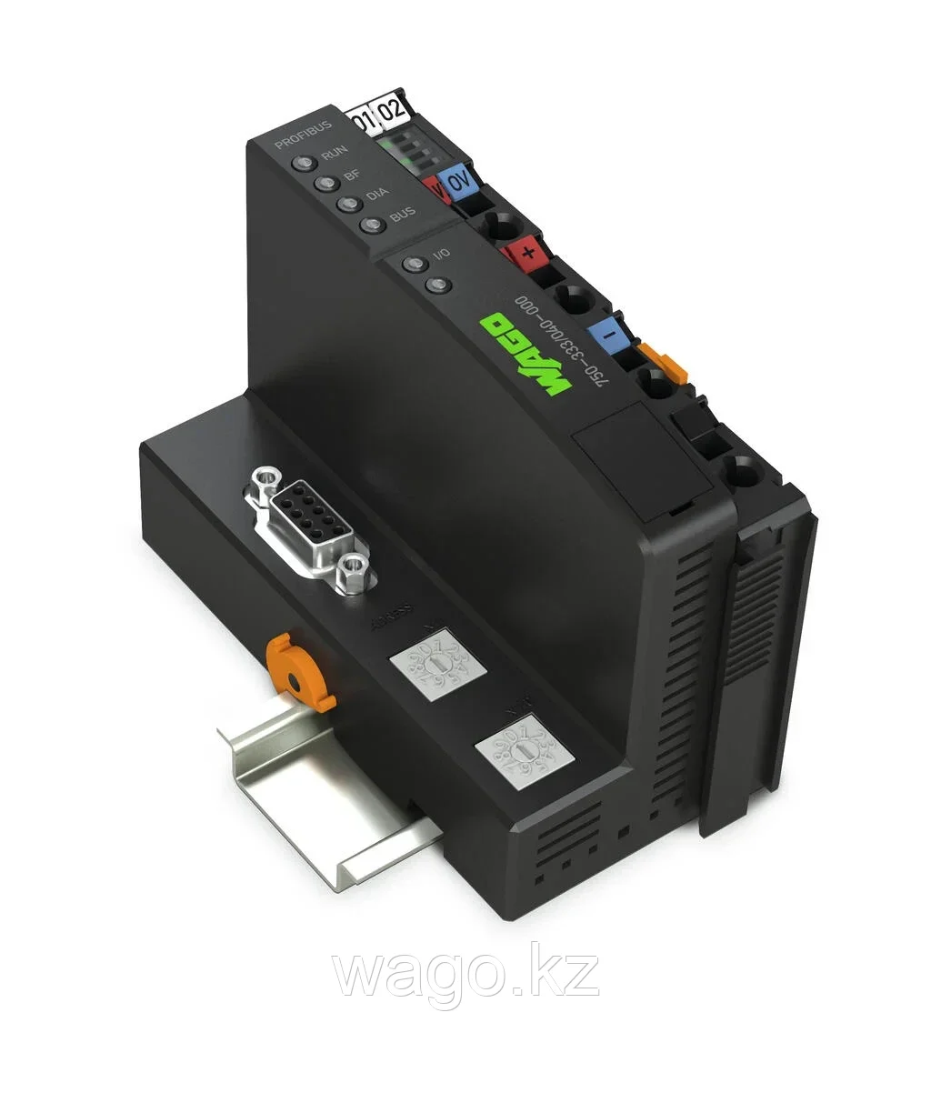 Каплер полевой шины PROFIBUS DP; 2-е поколение; 12 МБд; EXTREME WAGO 750-333/040-000
