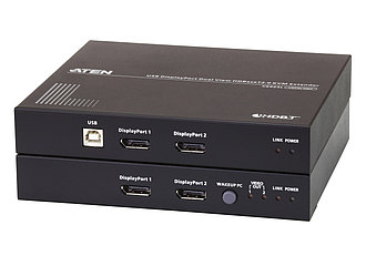 USB DisplayPort HDBaseT™ 2.0 KVM-удлинитель с поддержкой Dual View (4K@100м в режиме Single View)  CE924 ATEN