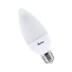 Электрическая лампа светодиодная LED Deco B35 5-40W E27 6500K Sirius
