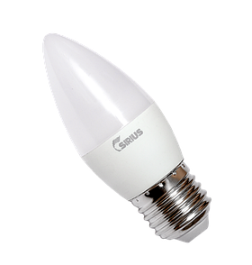 Электрическая лампа светодиодная LED Deco С37 7W E27 4000K Sirius