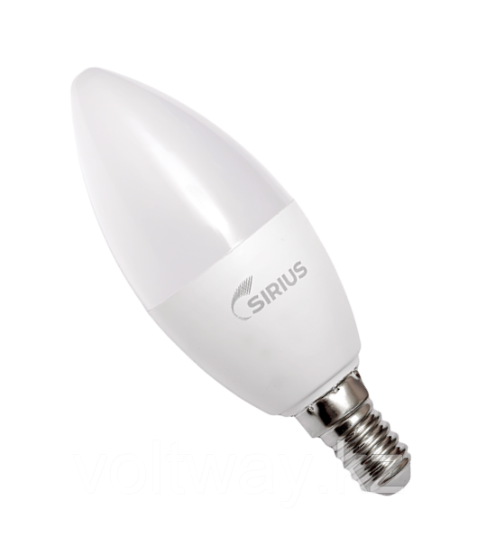 Электрическая лампа светодиодная LED Deco С37 9W E14 4000K Sirius