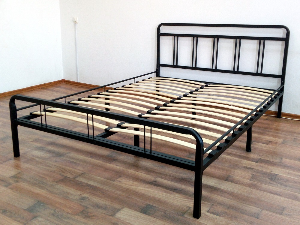 Кровать ЛЕОН, (120х200см), (РОССИЯ), черный - фото 4 - id-p106386566
