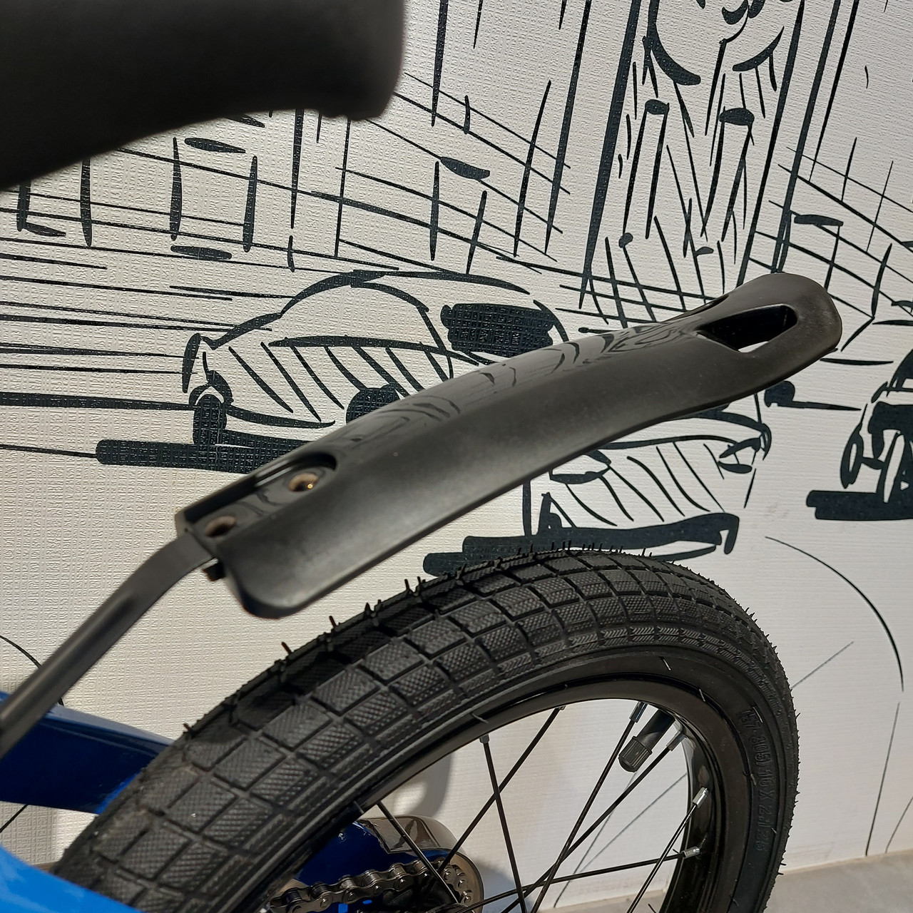 Детский двухколесный велосипед "Prego 2".16" колеса. С боковыми колесиками. Синий. - фото 8 - id-p107940112