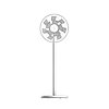 Вентилятор напольный Mi Smart Standing Fan 2 (BPLDS02DM) Белый, фото 2