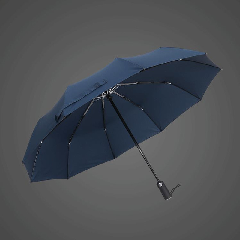 Зонтик Parachase 3239 складной (серо-черный) - фото 3 - id-p107940393