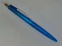Ручка шариковая эконом - класса Синяя матовая полупрозрачная