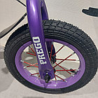 Детский двухколесный велосипед "Prego". Версия 2. 12" колеса. С боковыми колесиками. Фиолетовый., фото 3