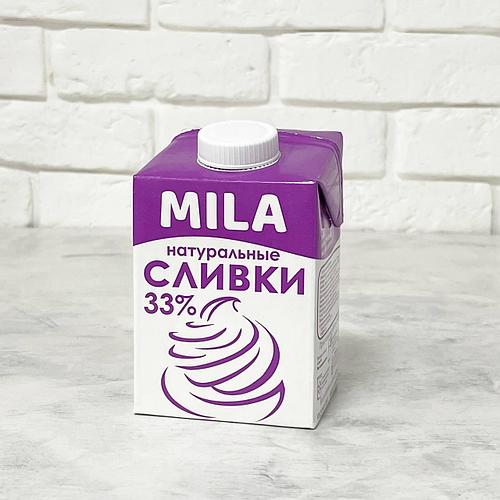 Сливки 33% Mila 500Мл (id 107944953)