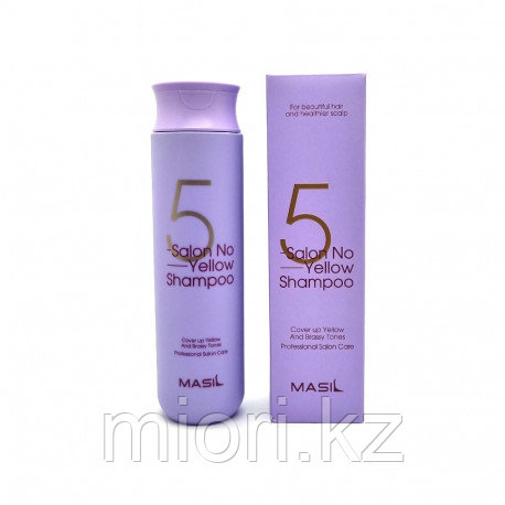 Тонирующий шампунь для осветленных волос Masil 5 Salon No Yellow Shampoo - фото 3 - id-p107945059