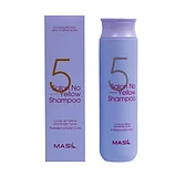 Тонирующий шампунь для осветленных волос Masil 5 Salon No Yellow Shampoo, фото 4